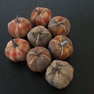 Decorative Fabric Pumpkins